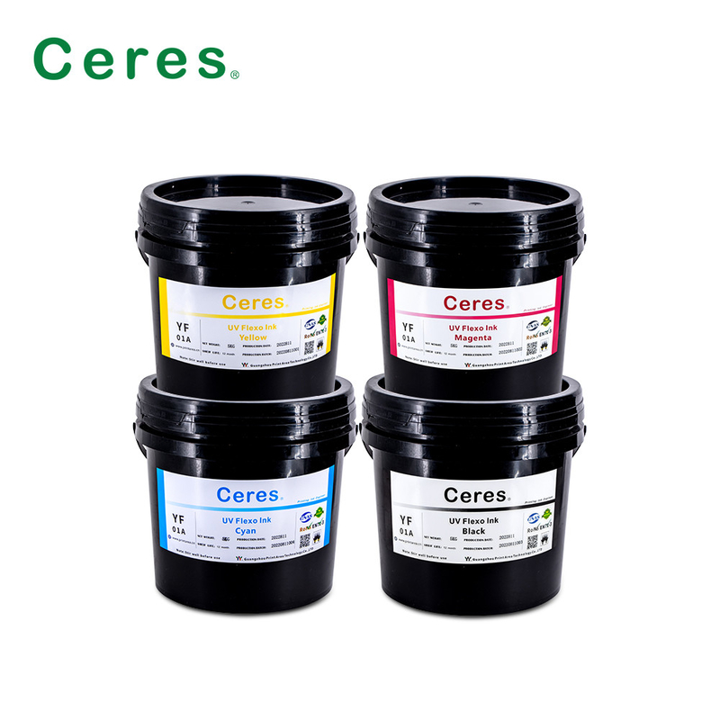 UV フレクソ インク CMYK と パントン 色 レーベル 印刷