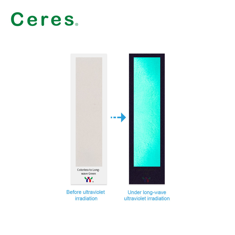 800nm Ceres UV インク 無色から緑まで