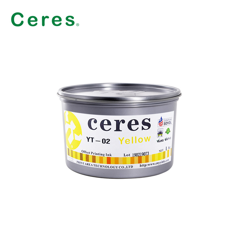明るい色 オフセット印刷 インク 紙 高光 CMYK インク マジェント