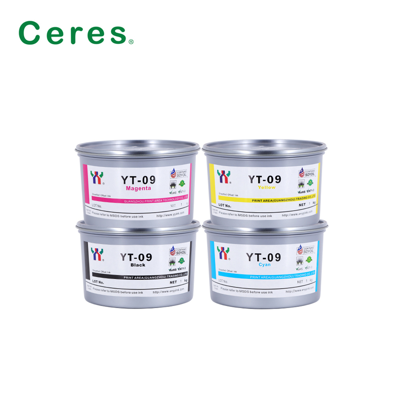ECO-Friendly High Concentration High Temperature Resistance Offset Printing Ink for Sheet-Fed Applications