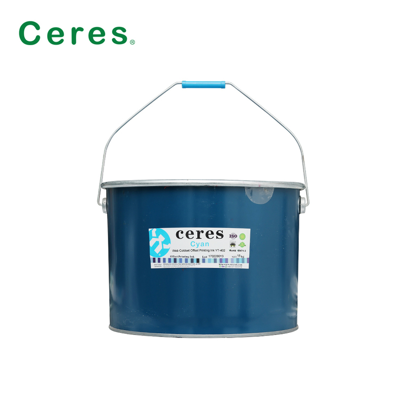 Solvent Based CMYK Web Coldset Offset Printing Ink for Newspaper in 15kg Iron Barrel