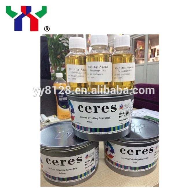 1KG/CAN UV Screen Printing Ink for Tempered Glass with Alcohol Resistance and Good Adhesion