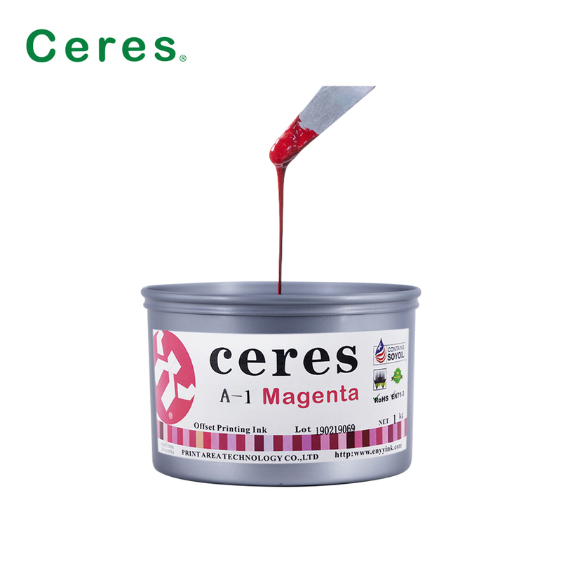 セレスA-1 無毒 高光沢 2年保存可能 大豆油オフセット印刷インキ CMYKカラー用