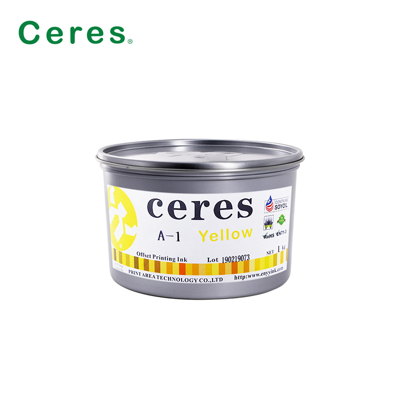 セレスA-1 無毒 高光沢 2年保存可能 大豆油オフセット印刷インキ CMYKカラー用