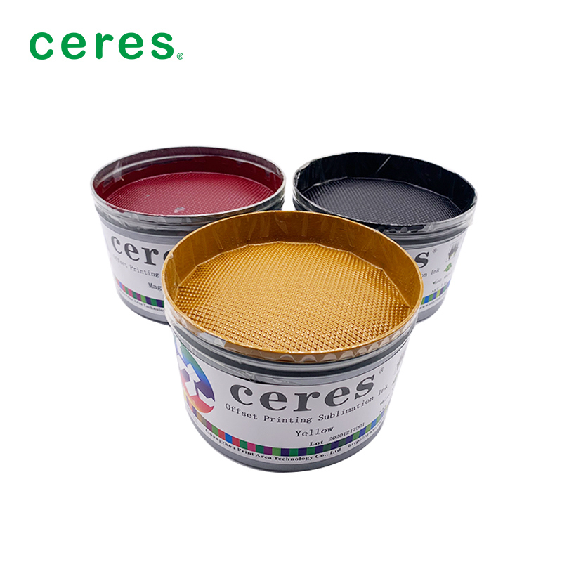 小色差でオフセット印刷のためのマジェンタサブライメーションインク 良質な再現性と4色機械適性