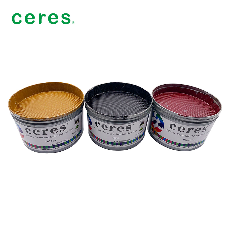 小色差でオフセット印刷のためのマジェンタサブライメーションインク 良質な再現性と4色機械適性