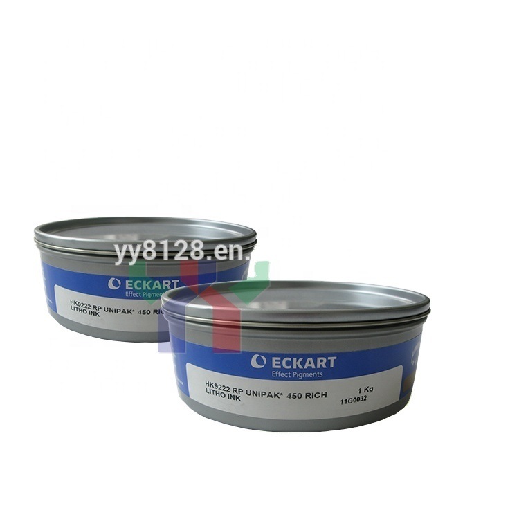エッカート金銀オフセット印刷インキ 9222 ブルーゴールド 9224 レッドゴールド 9310 シルバー 装飾用パッケージ