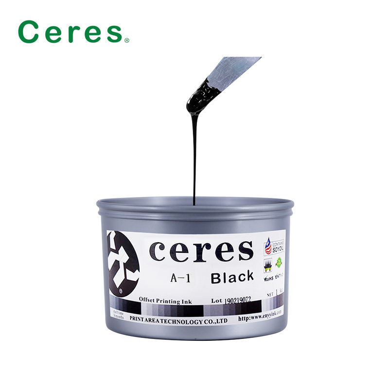 高光沢 高色密度 ソーヤオフセット印刷インク 24ヶ月保証