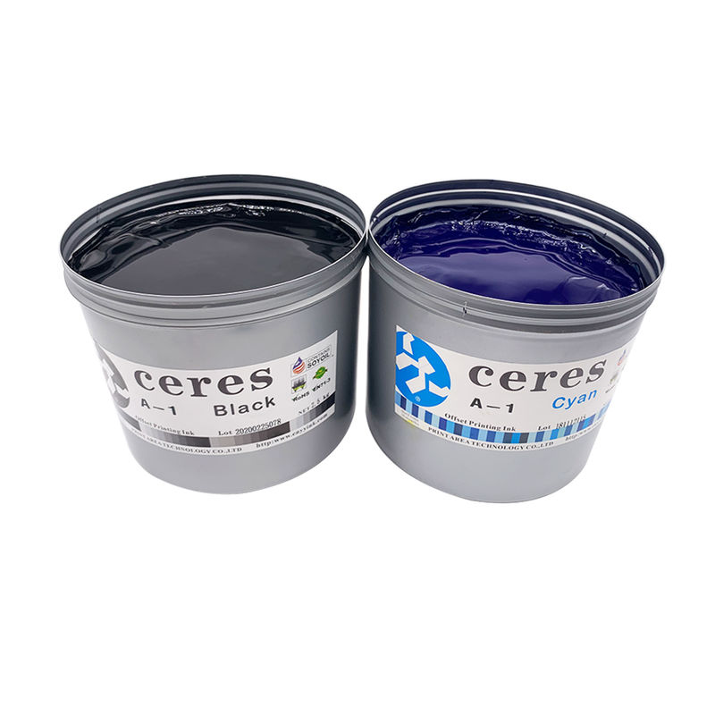 高光沢 高色密度 ソーヤオフセット印刷インク 24ヶ月保証