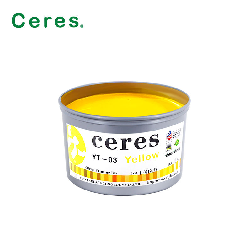 Ceres YT-03 CMYK印刷用 乾燥速さ 環境に優しい 高光沢 ソーヤ オフセット インク