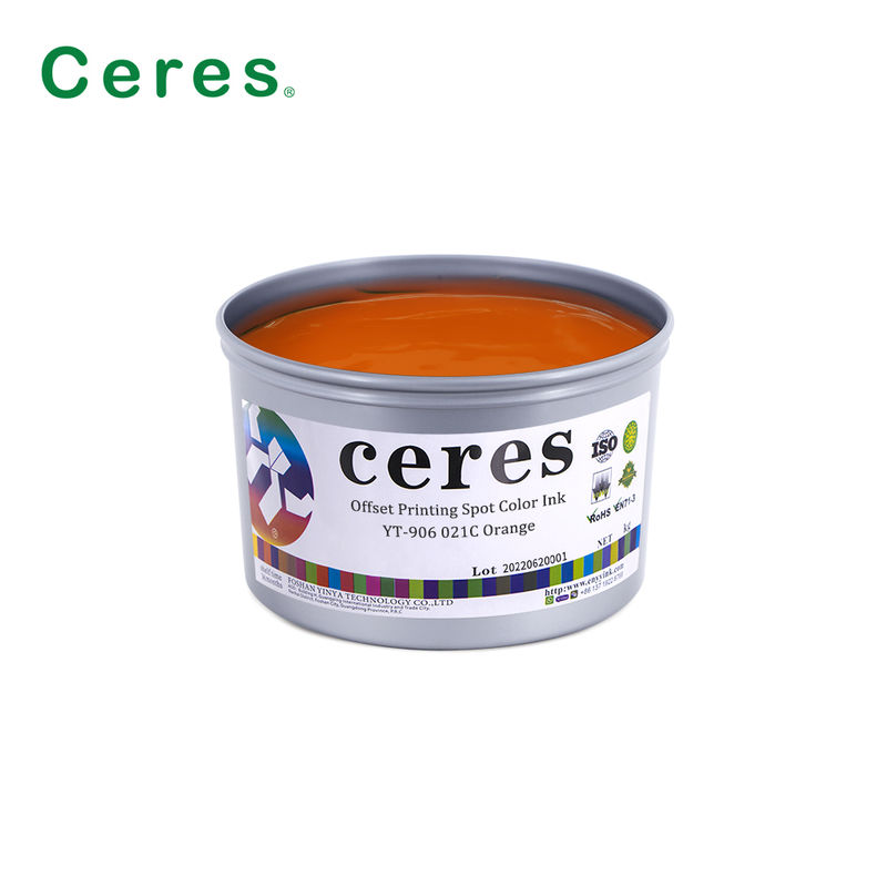 迅速乾燥 YT-905 温かい赤色パントンスポット色 オフセット印刷インク 高密度