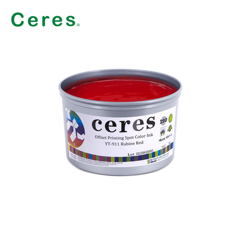 パッケージ印刷用高不透明度、溶剤系オフセット印刷用インク（パントン特色）