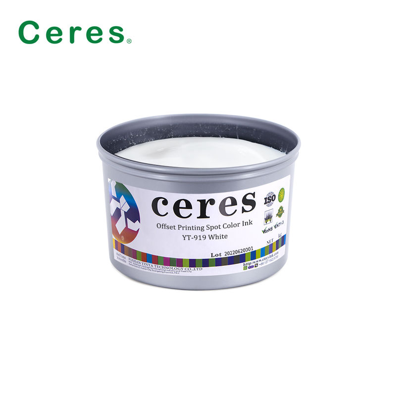 パッケージ印刷用高不透明度、溶剤系オフセット印刷用インク（パントン特色）