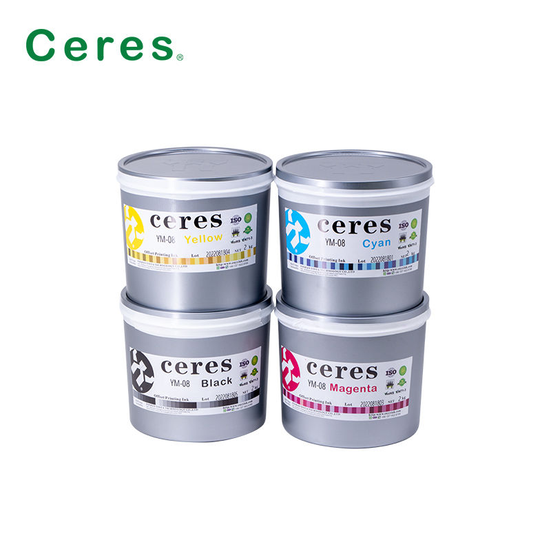 YM-08 不透明白UVインク 金属用オフセット印刷インク（耐調理性）
