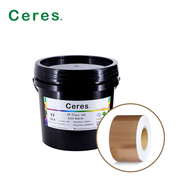 High Color Density Low Viscosity UV Flexo Ink for Environmentally Friendly Label Printing