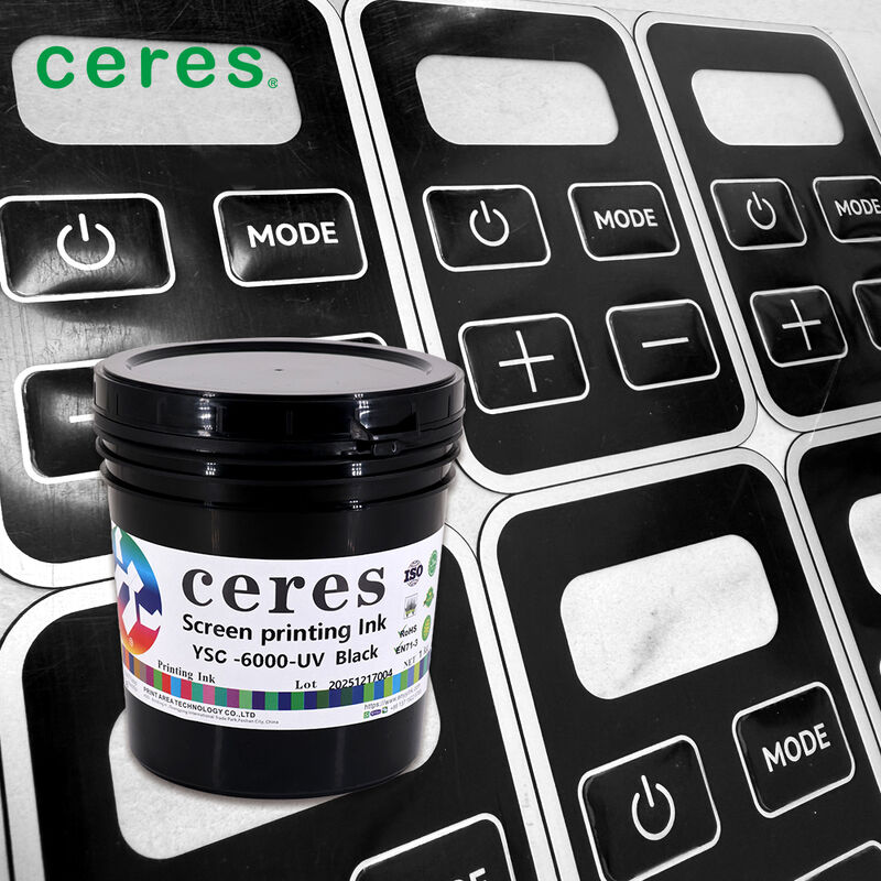 High Opacity UV Screen Printing Ink with High Flexibility and Fast Drying for Touchscreen Films